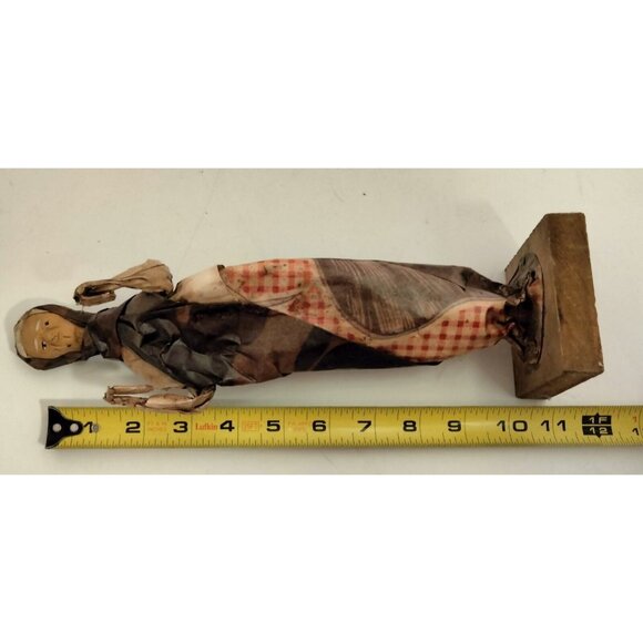 Old Women Grandmothers Mexican Paper Mache Figure Folk Art Lot 2 Mothers Day - Picture 8 of 16